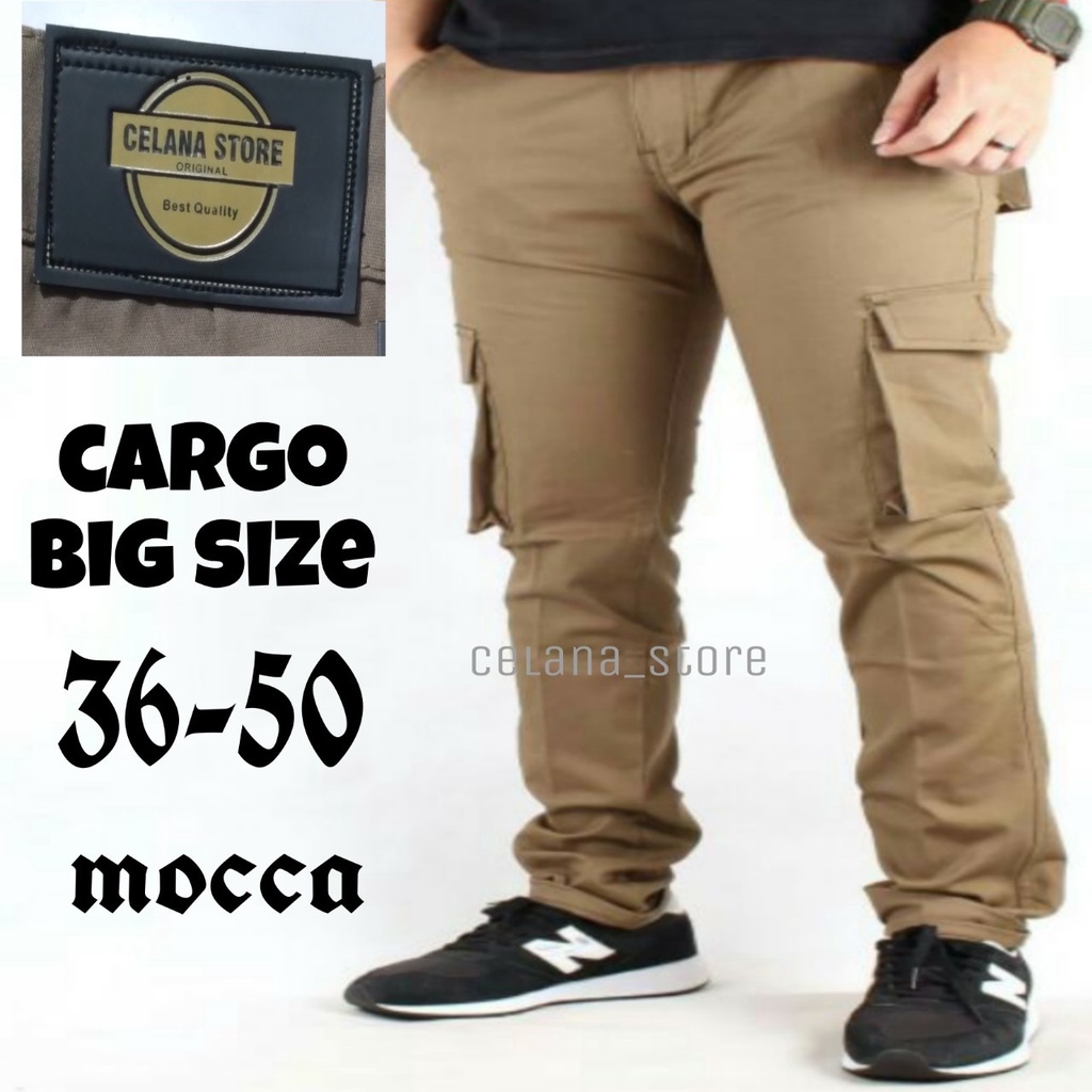 CELANA CARGO BIG SIZE/ CELANA JUMBO PDL BIG SIZE TERLARIS/CELANA CARGO PANJANG TOP1 BIG SIZE 36-50/CELANA CARGO JUMBO
