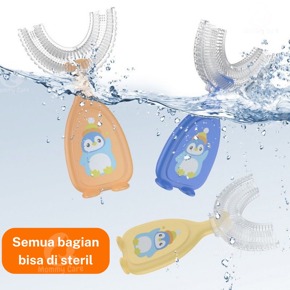 MOMMYCARE SIKAT GIGI BENTUK U BAHAN SILIKON UNTUK ANAK BAYI UNTUK 2-6 TAHUN