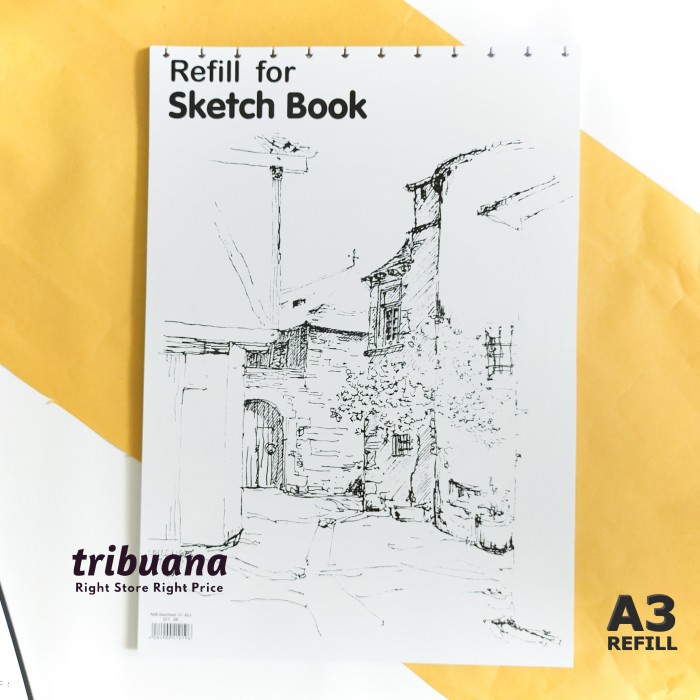 

Terlaris Lyra Refill Sketch Book A3/Isi Sketchbook Lyra - 9211290 Promo