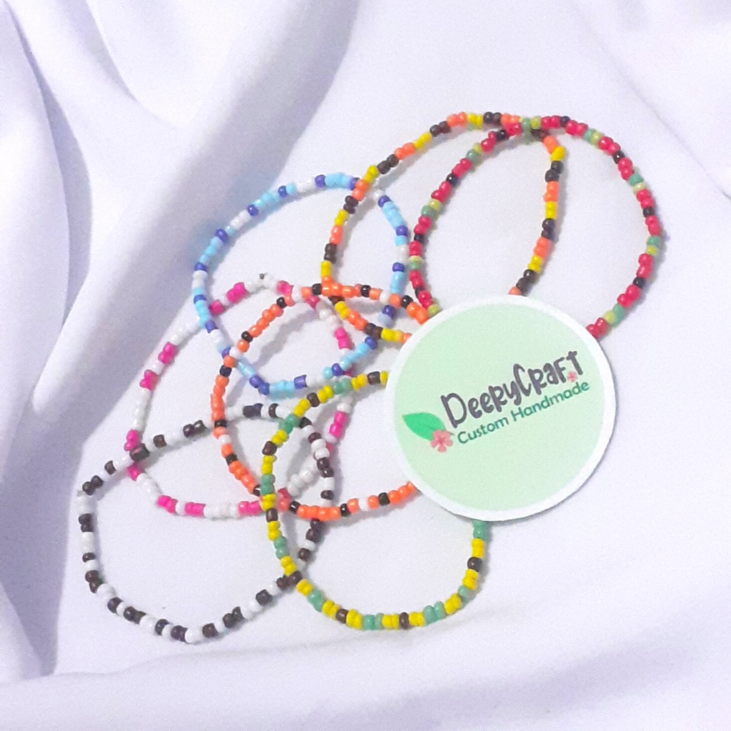 Varian 2 Gelang KPOP NCT / CUSTOM / gelang manik-manik / Beads Bracelet / Gelang tema KPOP