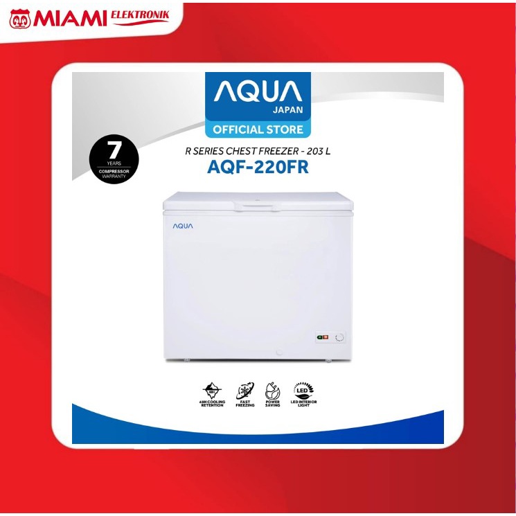 Freezer Box Aqua AQF220FR / Chest Freezer Aqua AQF 220FR 203liter