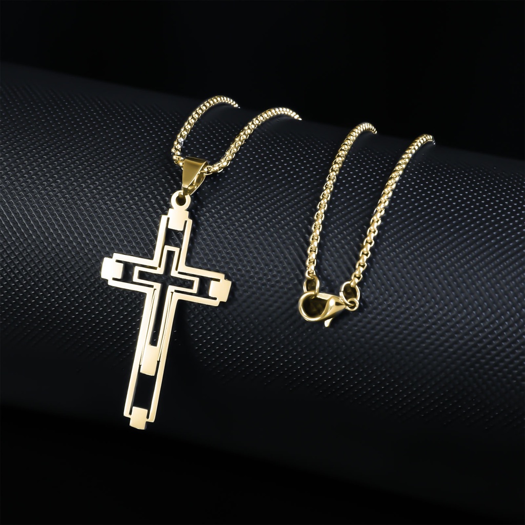 Kalung Choker Bahan Stainless Steel Warna Emas Dan Silver Untuk Pria