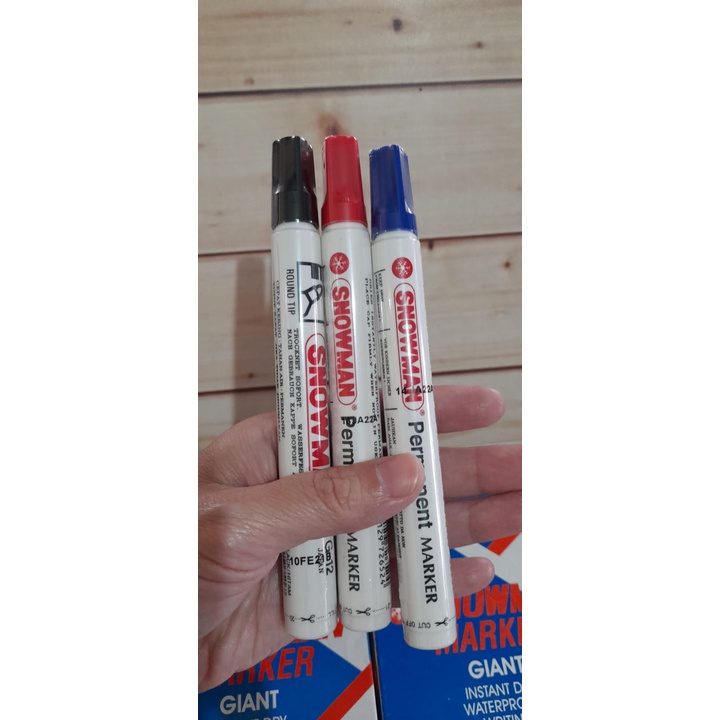 

GRANDMLATI Spidol Permanent snowman besar