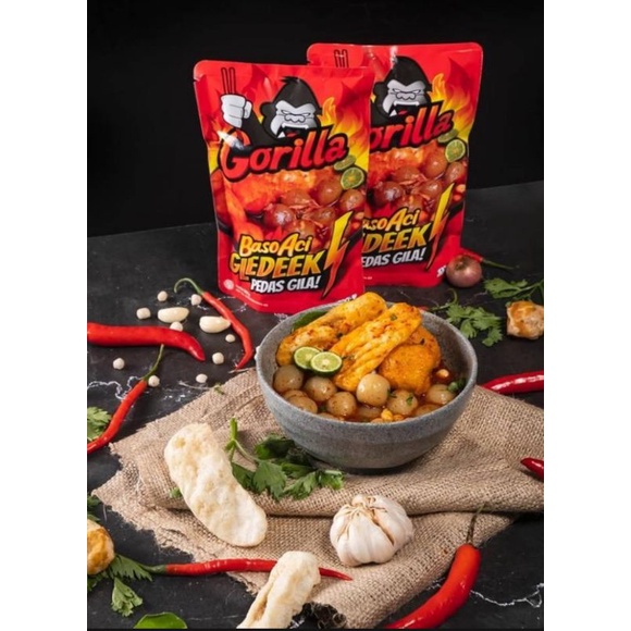 

Gorila Baso Aci Gledeek 200gram