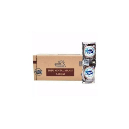 

Frisian Flag Susu Kental Manis Sachet - Cokelat (1 dus/20 pack/6 sachet)