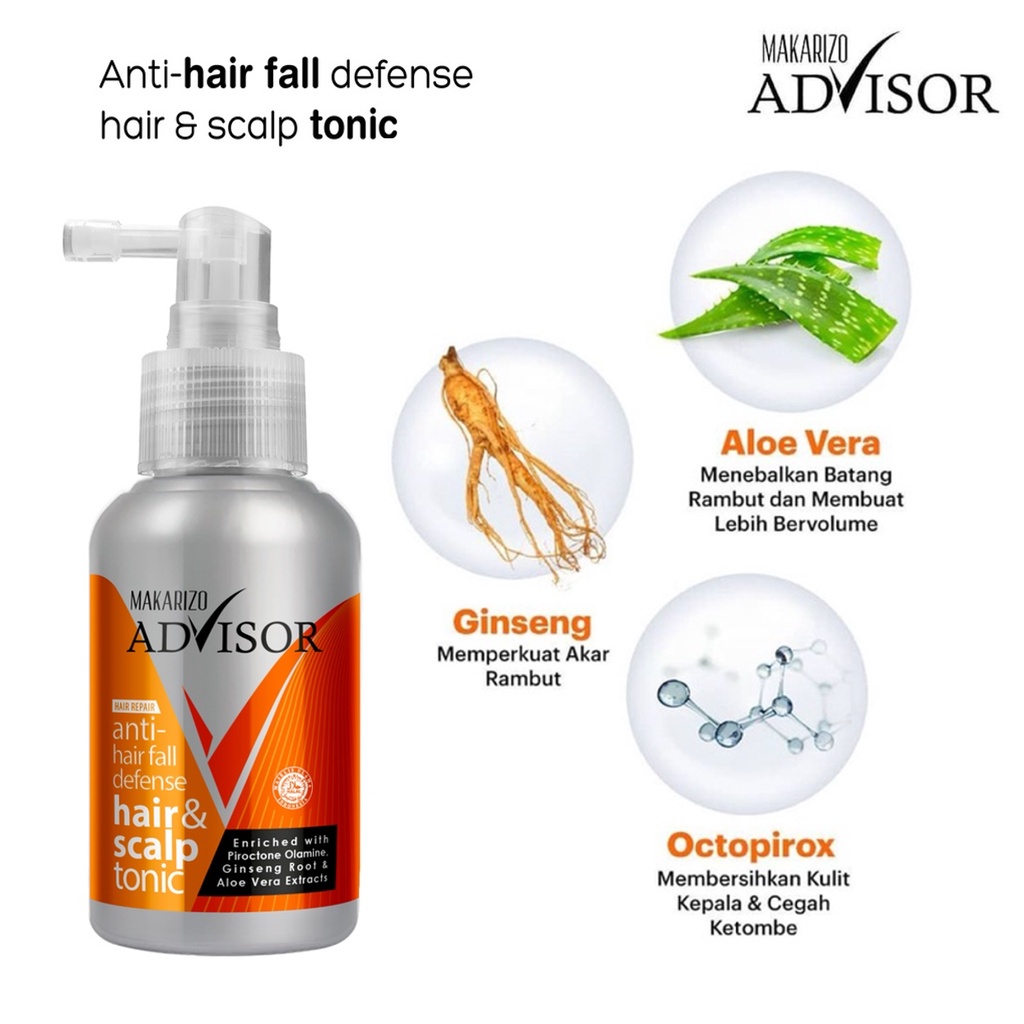 Makarizo Advisor Hair &amp; Scalp Tonic 65ml