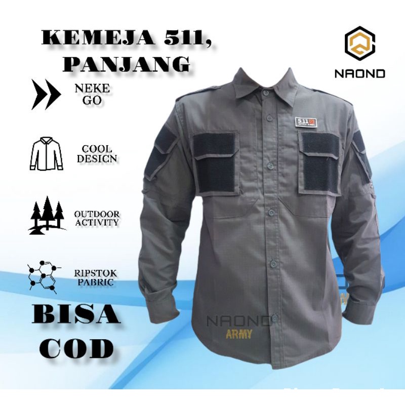 Baju Tactical Lengan Panjang