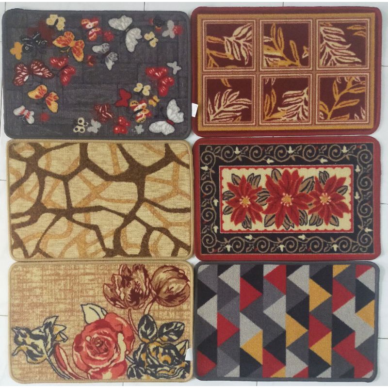 Keset Kaki Bulu YUPITER 40x60cm/ Keset kaki Alas Rubble Anti-Slip/Keset kaki Flannel/KESET YUPITER M