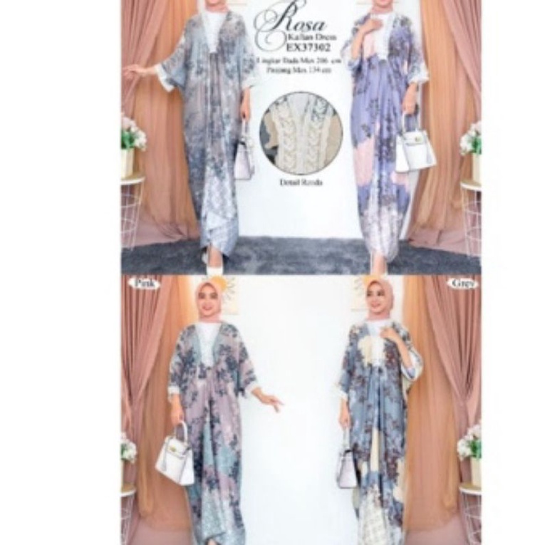 kaftan extu gamis extu mididress extu