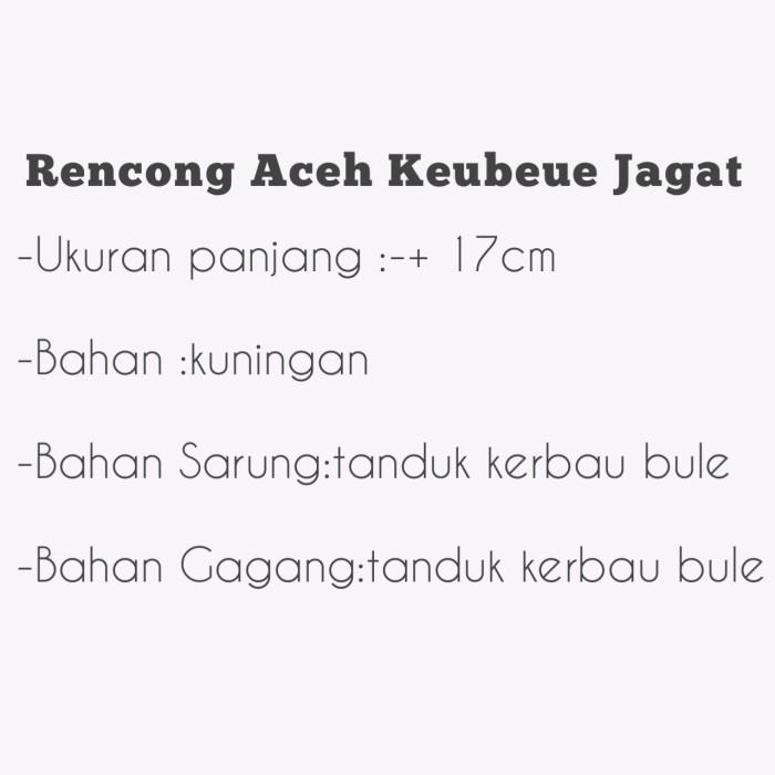 

Terlaris Rencong Aceh Asli Tanduk Kerbau Bule Bilah Kuningan Original 074