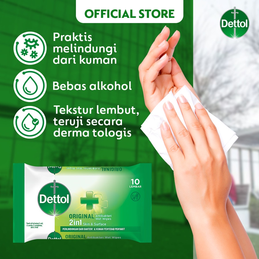 Dettol Wipes Original 10s