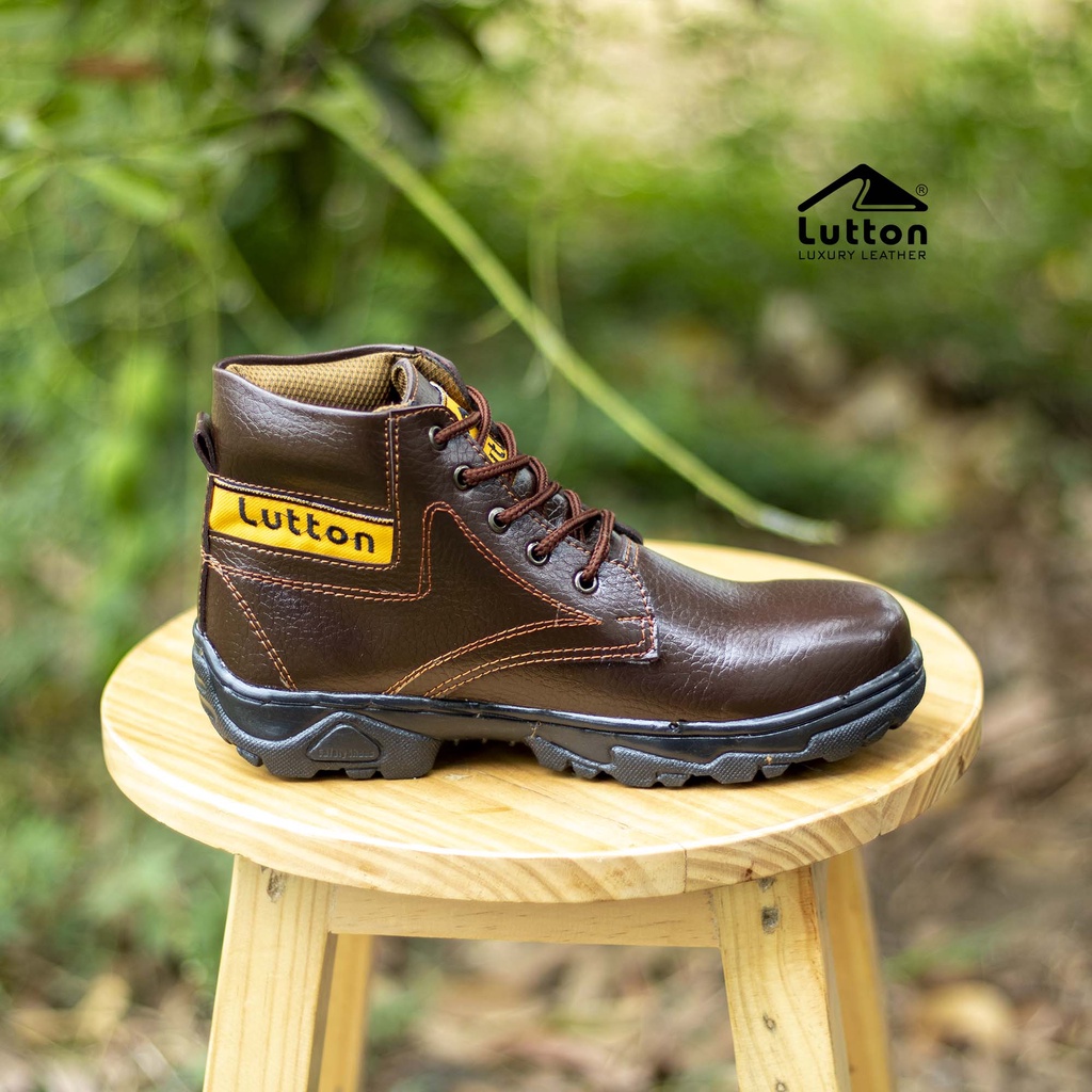 LUTTON 39-43 SEPATU SAFETY BOOTH NEW