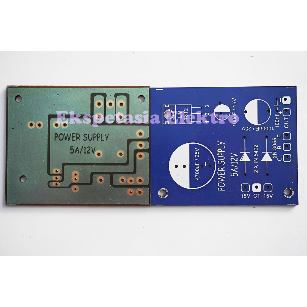 PCB Power Supply 5A12V IC LM-7812 / 2pcs