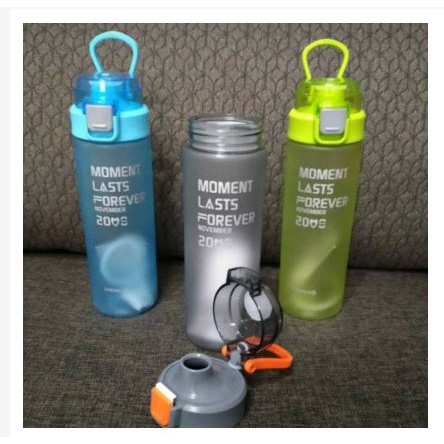 MARKASSHOP66 -- BOTOL AIR MINUM BPA FREE DRINKING WATER BOTTLE MOMENT 700ML KODE 1603