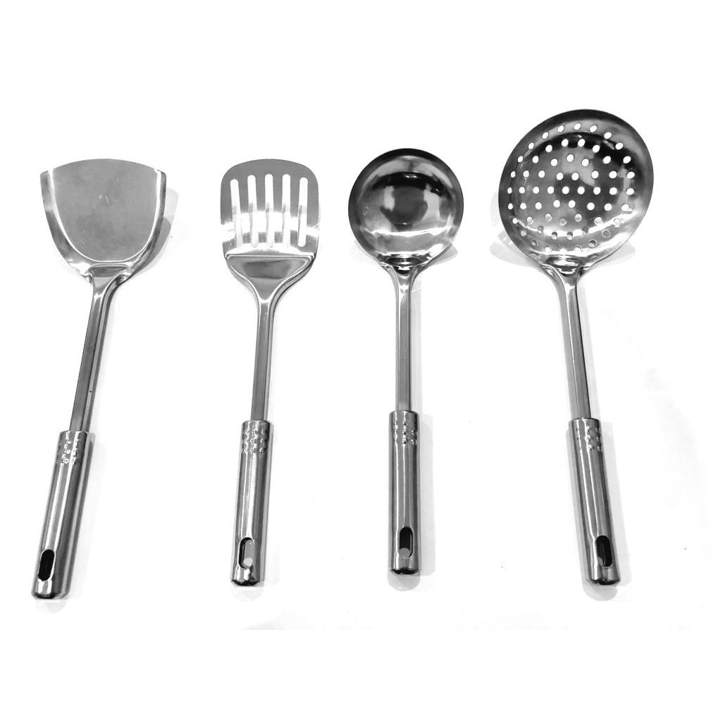 Jual [1100gr] H060 Set spatula stainless / set sutil stainless