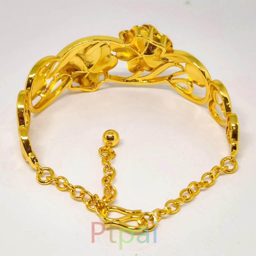 Gelang kendari dewasa Allsize xuping lapis Emas 24k gold Perhiasan