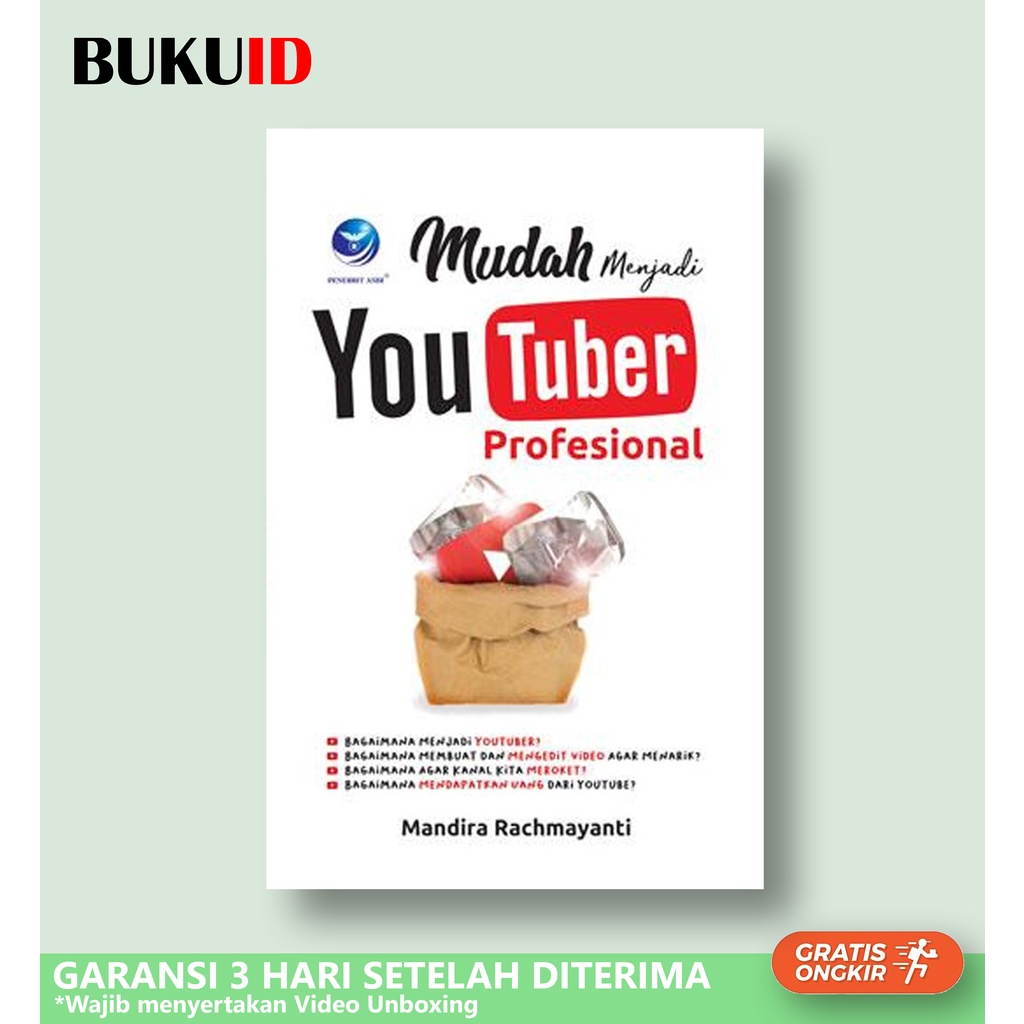 Buku Mudah Menjadi Youtuber Profesional