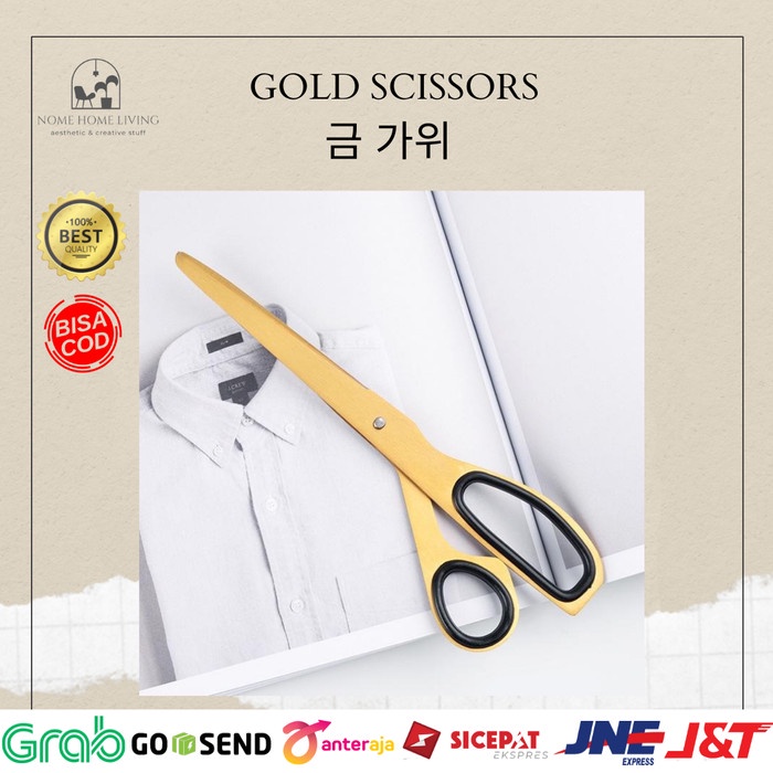 

Hot Sale Classic Vintage Crafting Scissors Gold Gunting Emas Property Photo Promo