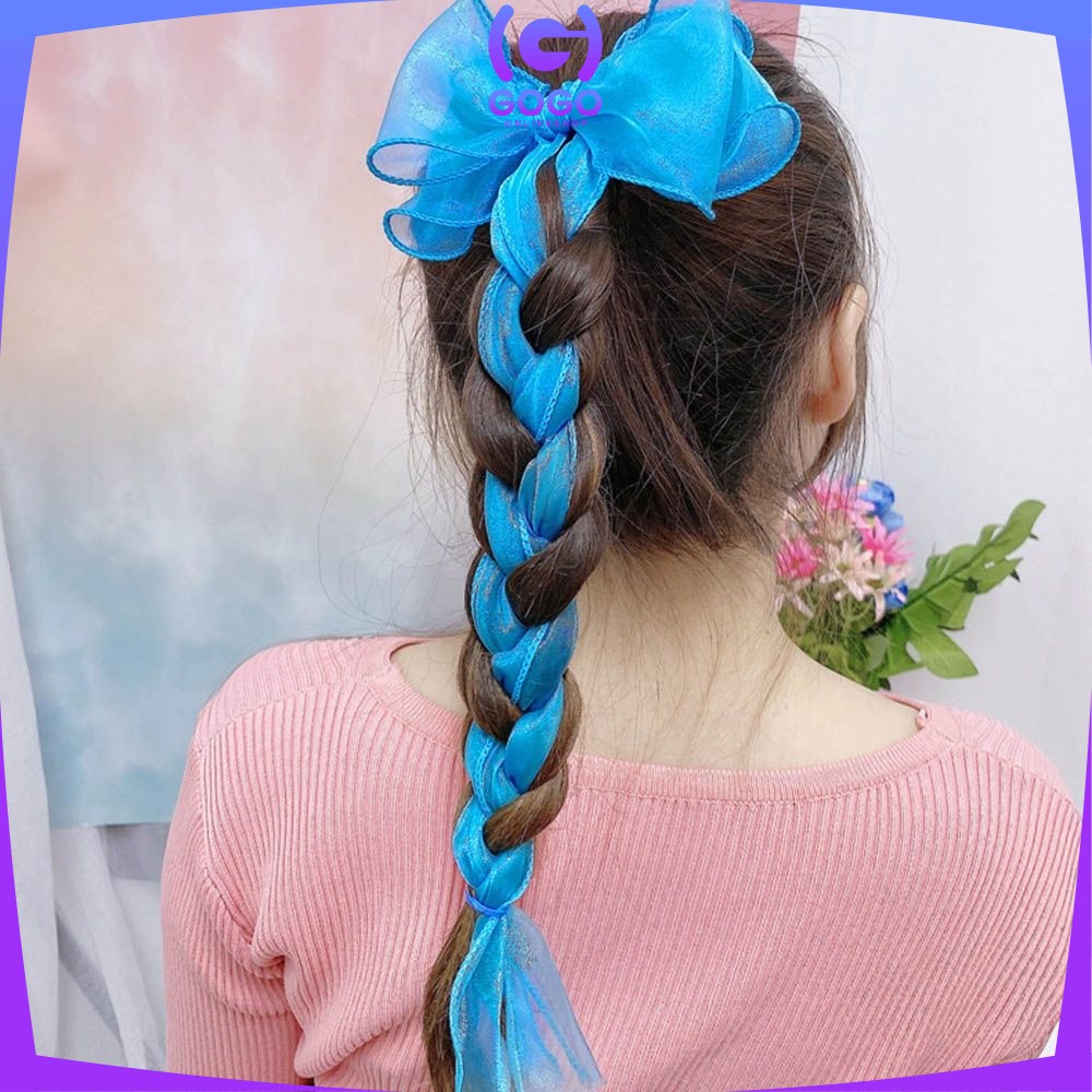 GOGO-C344 Jepit Rambut Korea Pita Untuk Wanita Ikat Rambut Pita Panjang ala Korea / Ribbon Hair Tie / Jepit Rambut Wanita / Jepitan Rambut Anak Perempuan