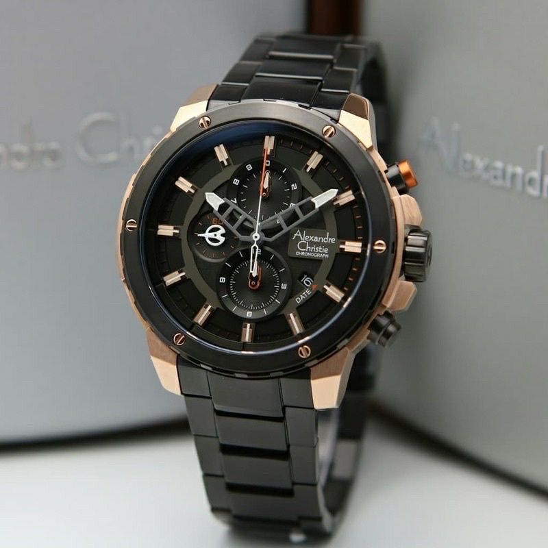 Alexander christie tali rantai variasi warna pria 6530 original 100% garansi resmi 1 tahun