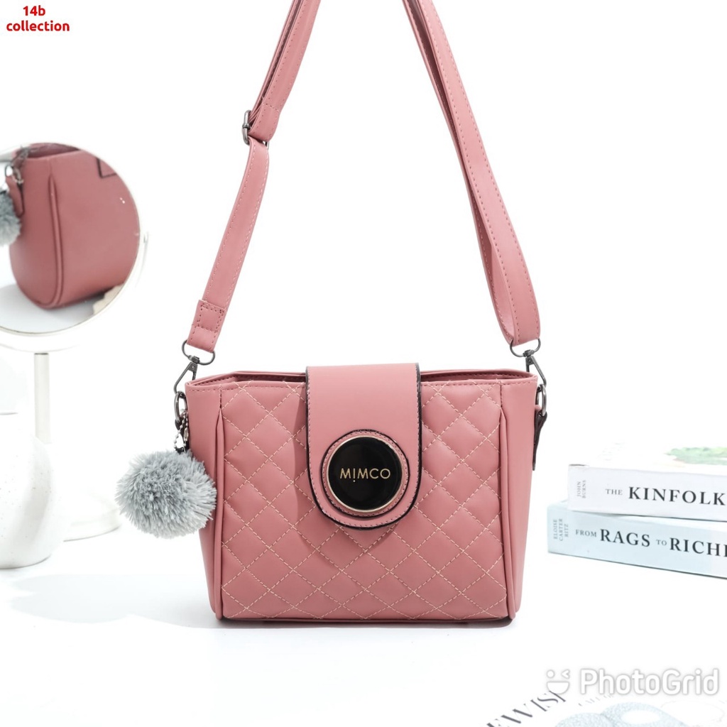 Tas selempang Mewah MIMCO Tas Wanita Tas Tangan Desainer Tas Bahu Wanita Kualitas Tinggi Tas Tote Kulit PU Lembut Kapasitas Tinggi untuk Wanita