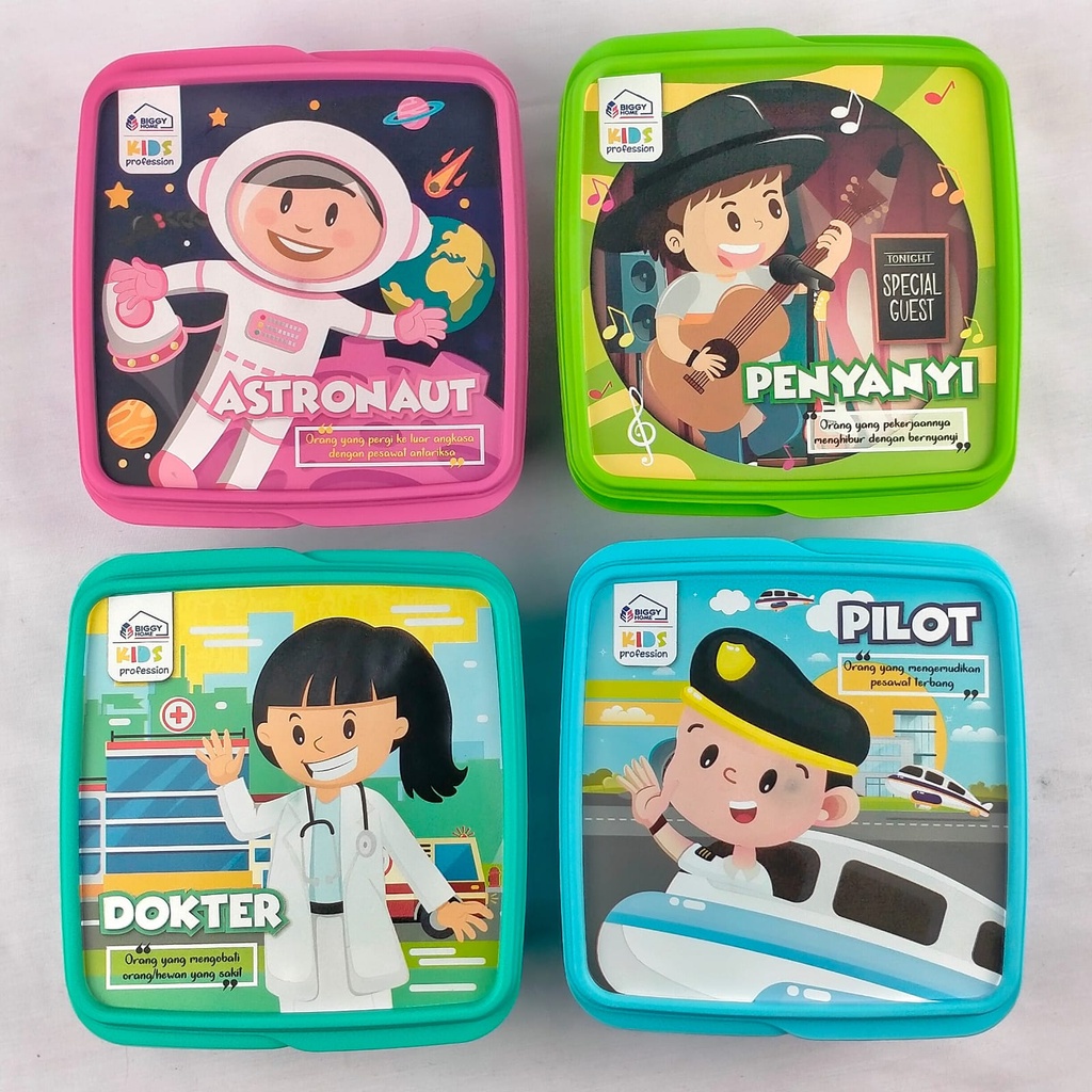 Lunch Box Emoticon Kotak Tepak Makan Motif Karakter Box Bento 2skat Tempat Bekal Sekolah Souvenir Ultah Serbaguna