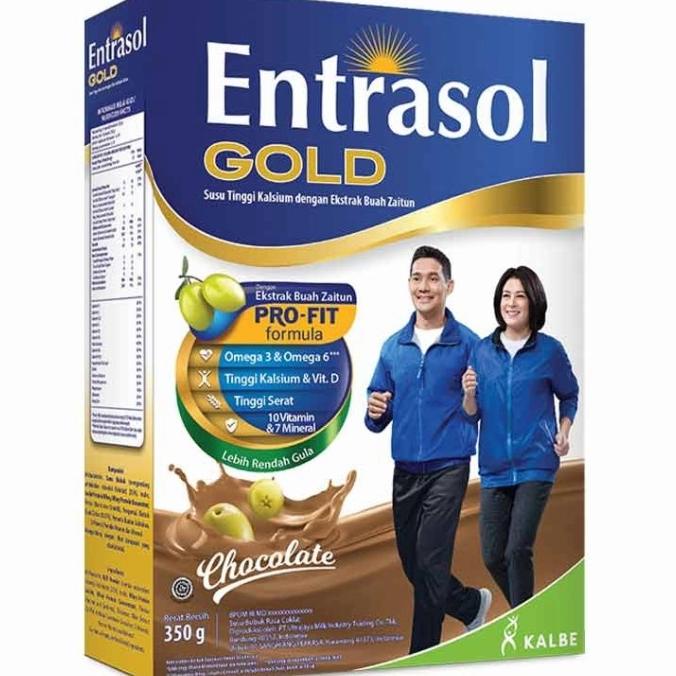 

[ COD ] Entrasol Gold Coklat Susu Lansia Rasa Chocolate 350gr