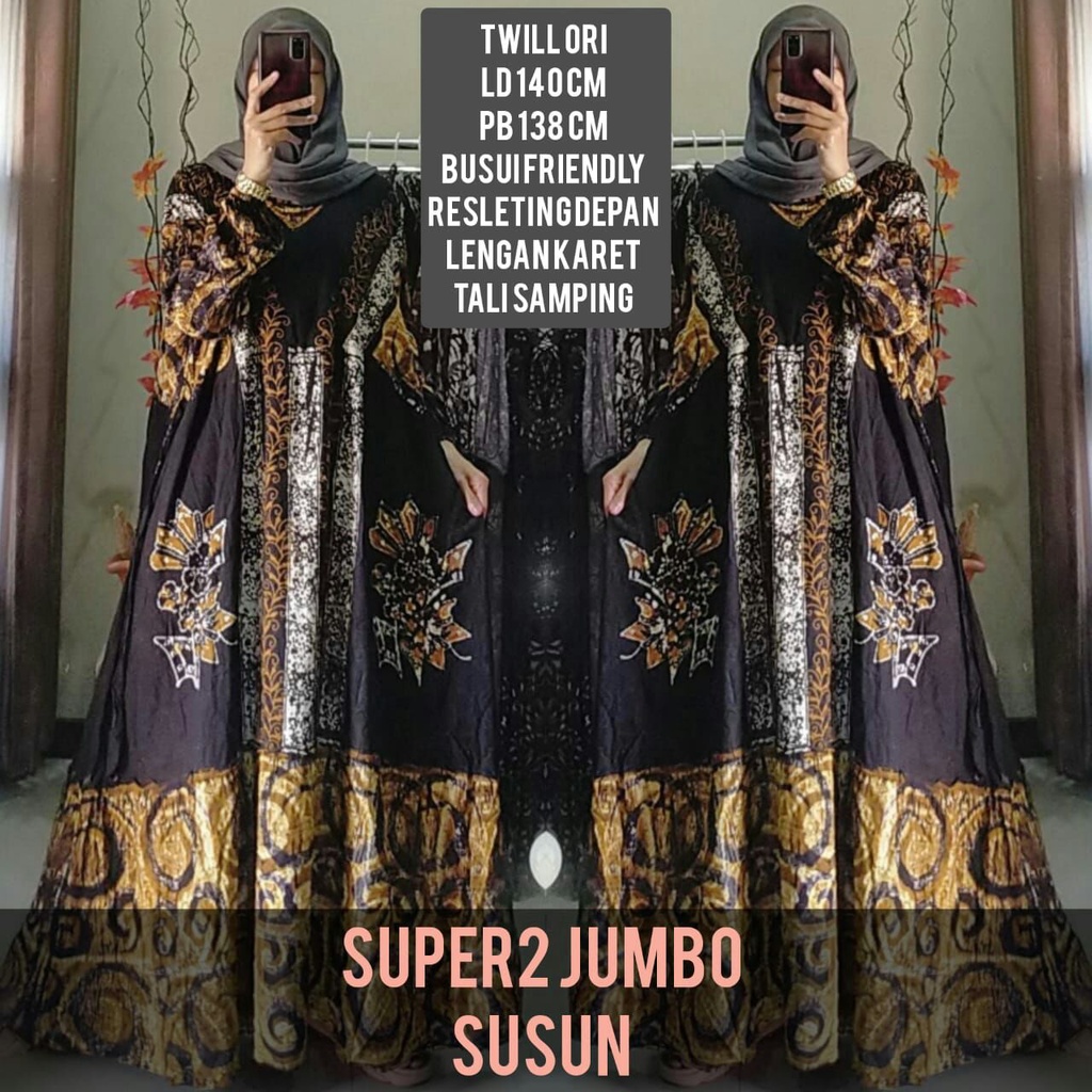 iftyolshop gamis twill ORI / gamis kancing susun / gamis modern 2021