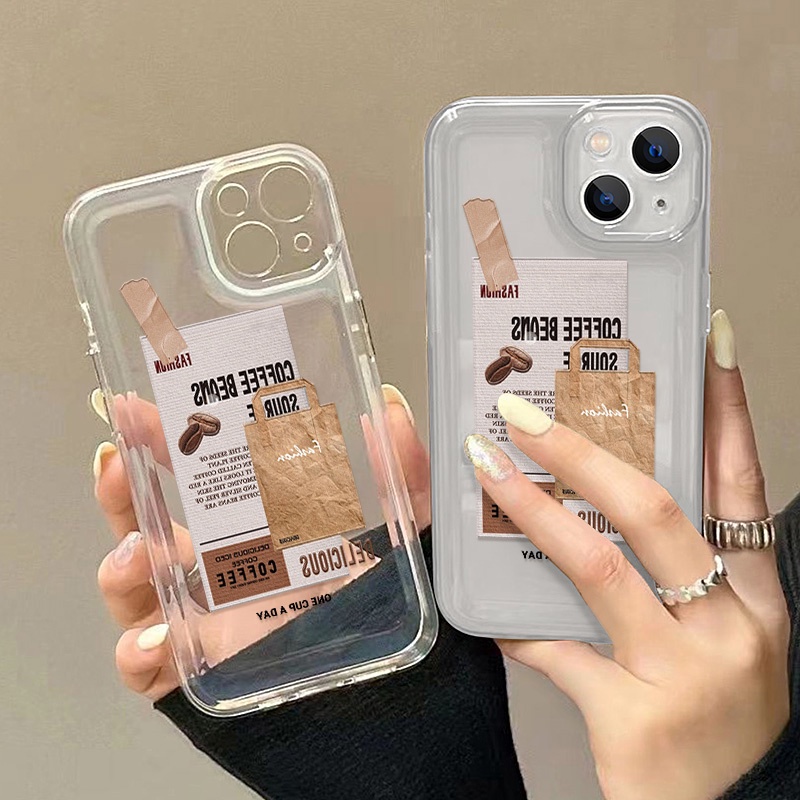 Case Bahan Akrilik TPU Transparan Tahan Banting Untuk iPhone 14 13 12 11 Pro Max XS Max XR X 14 8 7 Plus SE 2020 2022