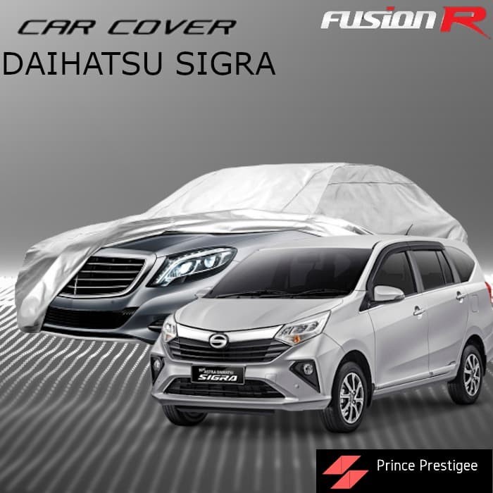 [BISA COD] Cover / Sarung Mobil Daihatsu Sigra Fusion R Mobil Putih Waterproof / Perlengkapan Varias