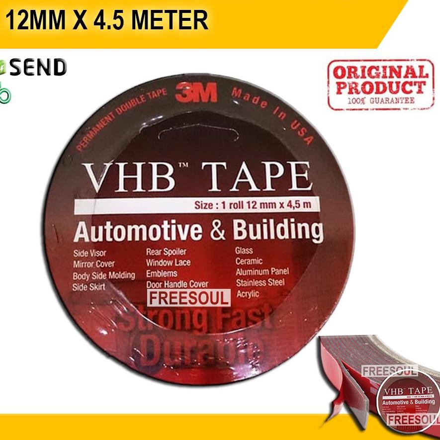 

Special Lem 3M VHB Double Tape Automotive 4900 Size 12 mm / 24 mm X 4.5m - Double Tape Mobil ✔