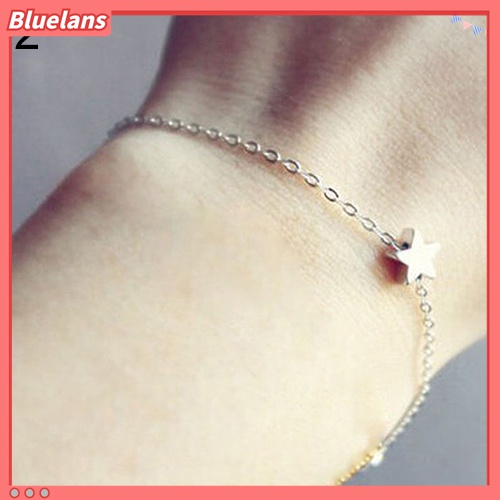 Perhiasan Gelang Rantai Lapis Emas Perak Untuk Hadiah Wanita