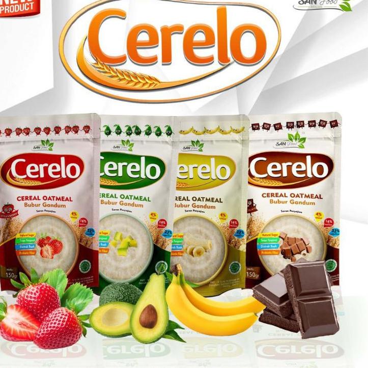 

Bestseller--Sanfood Cerelo Oatmeal Enak Bergizi Cocok untuk semua kalangan usia