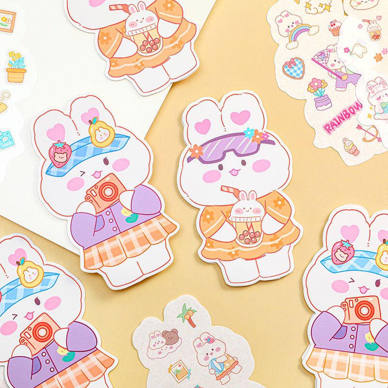 

Cute Korean Cartoon Rabbit Sticker Bag