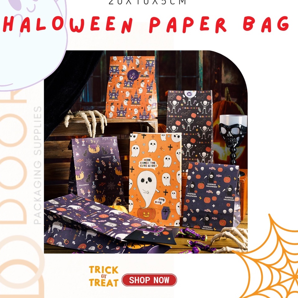 

[Doora] Halloween Paper Bag / Snack Bag / Tas Souvenir