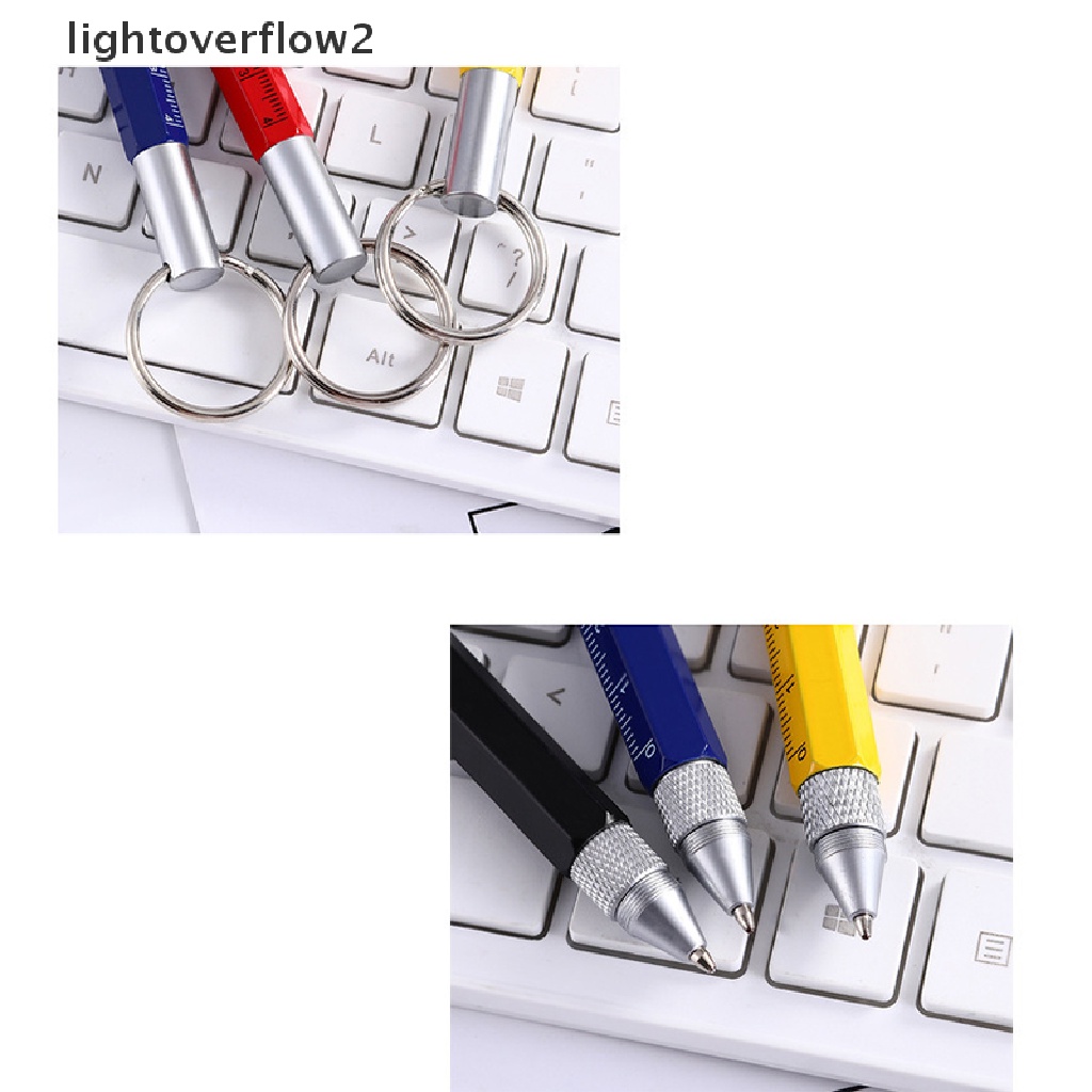 (lightoverflow2) Pulpen Mini Portable Bahan Metal (ID)