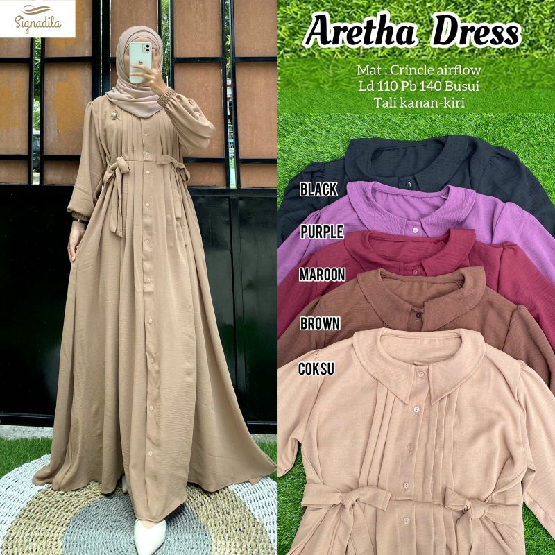 ARETHA DRESS ORI SIGNADILA