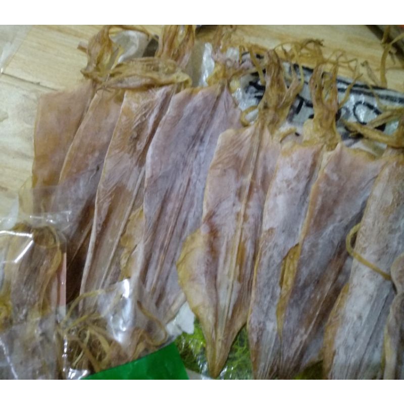 Ikan cumi sotong belah juhi juhe kering 500gr  tidak asin tanjung pinang