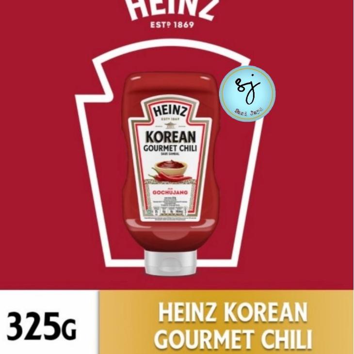 

Stock baru--Heinz Korean Gourmet Chili Saos Sambal 325 Gram