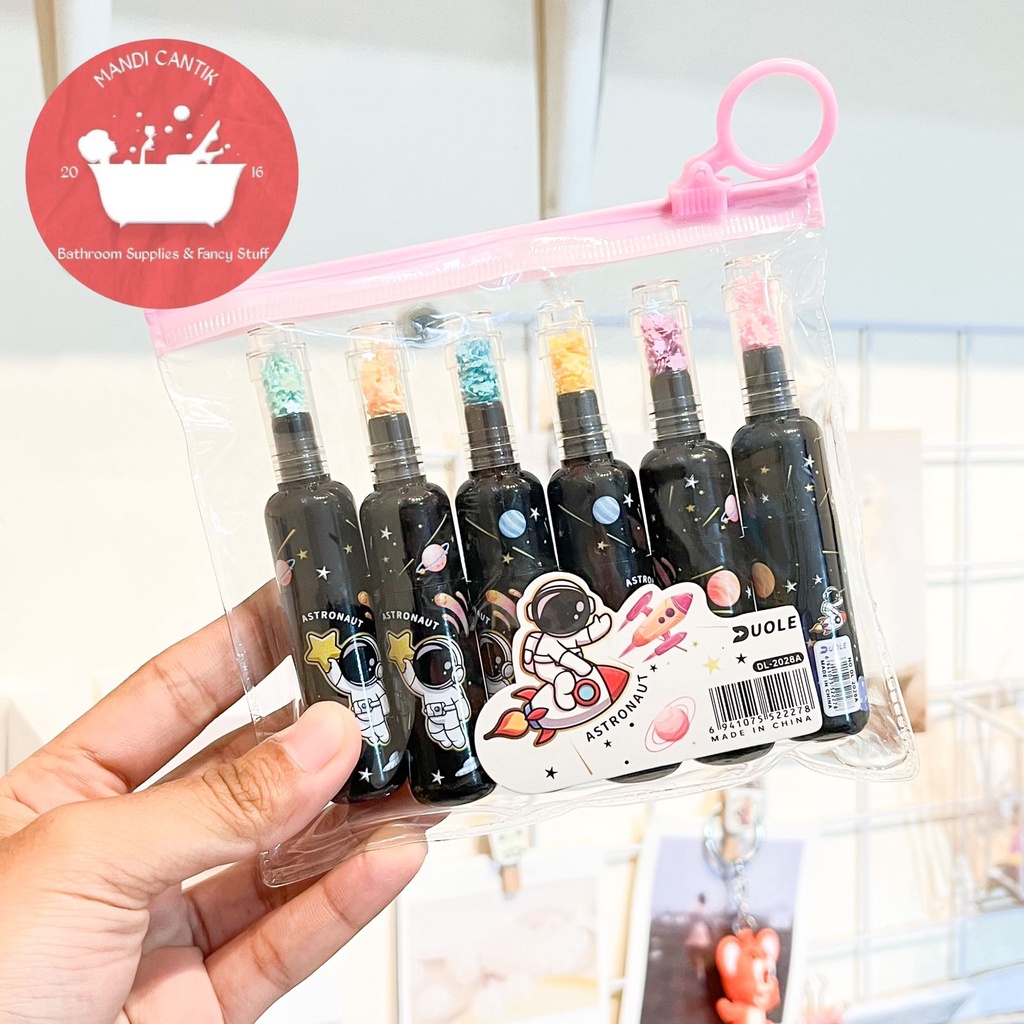 

HIGHLIGHTER BOTOL ASTRONOT 1 SET ISI 6 PCS WARNA WARNI COLORFUL LUCU COD SOUVERNIR TERMURAH BAGUS