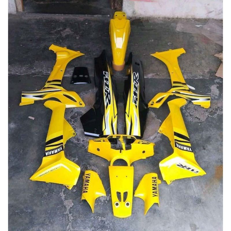 cover bodi Fizr Full set halus bodi Fizr kuning hitam