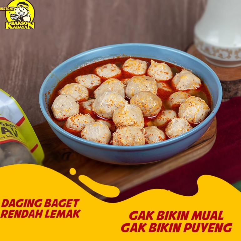 

Laris.. Bakso Instan Kabayan kecil isi 30 pcs daging sapi banget 09