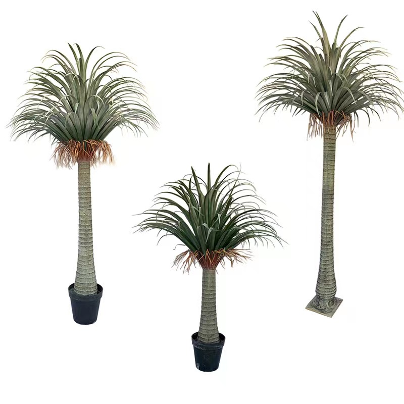 AND / COD / Pohon Palem Hias Palsu Tanaman Nolina Ponytail Palm Plastik Artificial Dekorasi Rumah PBP128