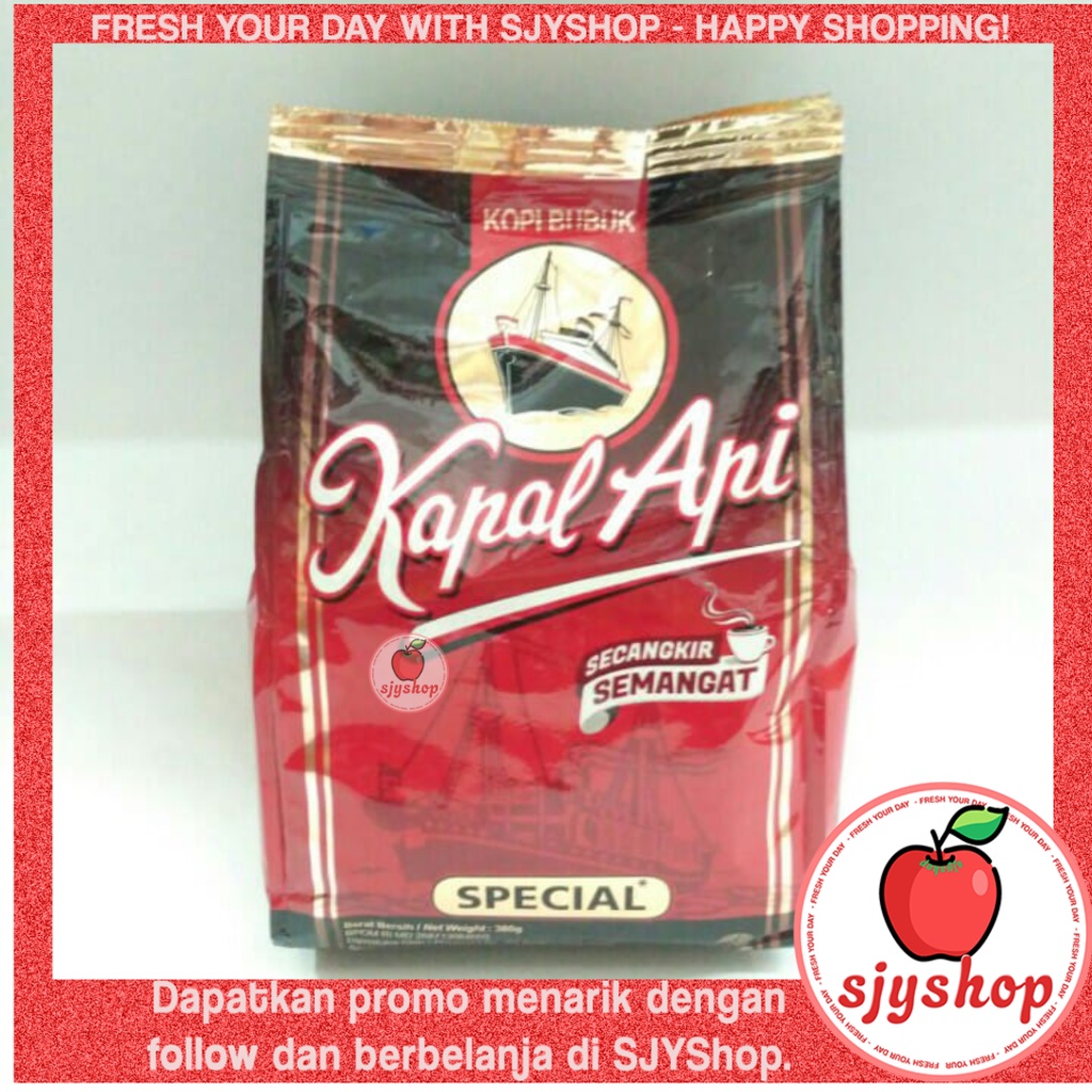 

Kopi Kapal Api Special Merah 350 gr Refill / Produk Hemat - SJYShop