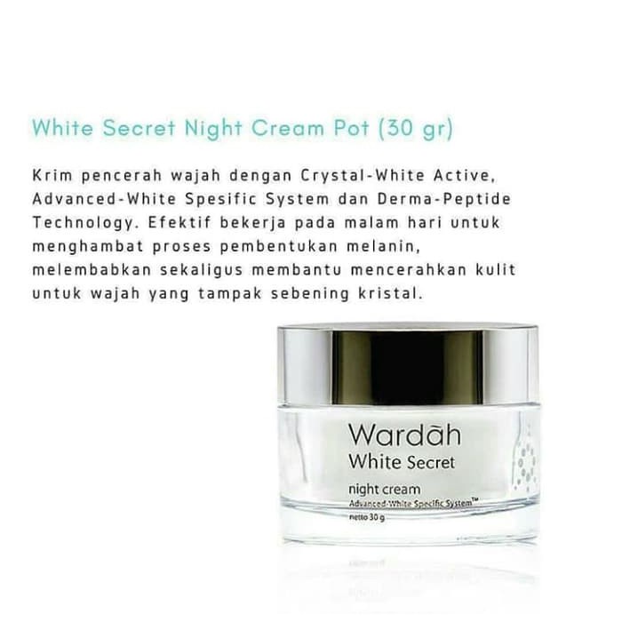 WARDAH WHITE SECRET CRYSTAL SERIES