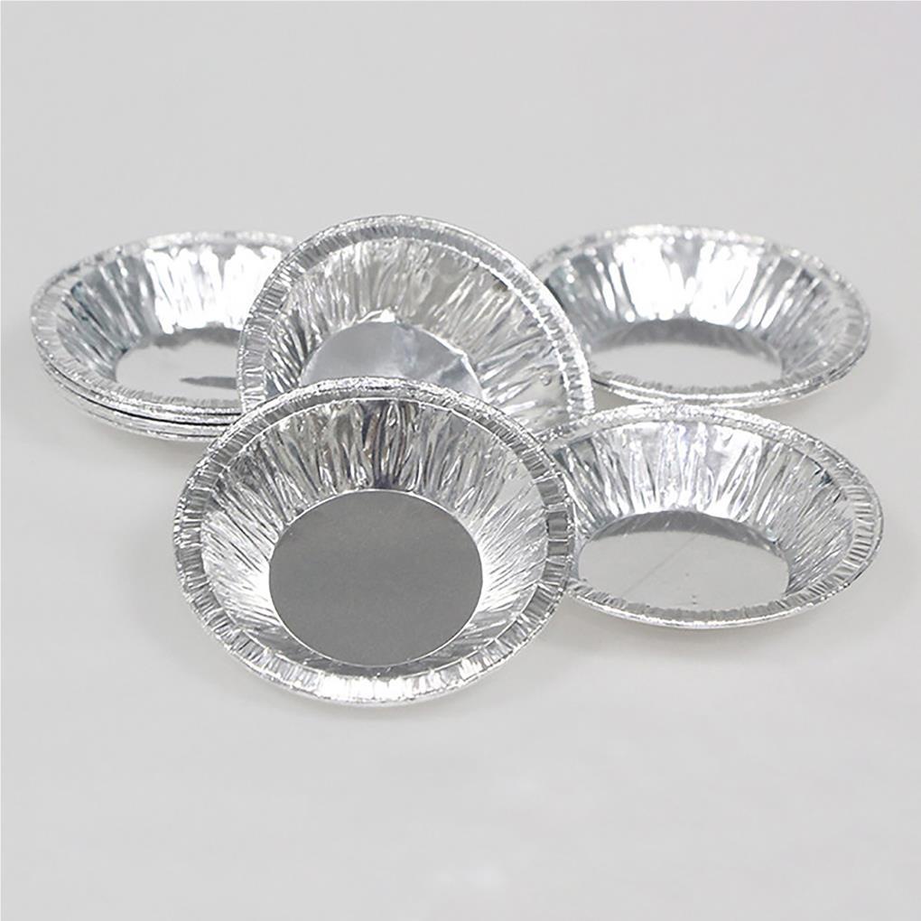 250buah Cetakan Cup Cupcake Aluminium Foil Sekali Pakai Egg Tart Mold DIY Craft Serbaguna Ringan Cetakan Muffin Toko