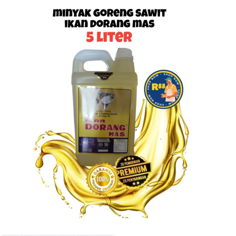 

CAP IKAN DORANG MAS "5ltr jirigen" MINYAK GORENG SAWIT PREMIUM KUALITAS TERBAIK "ECER" - ORI 100% lebih murah