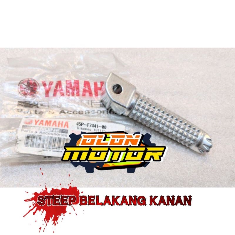 STEEP, FOOTSTEP PIJAKAN KAKI BELAKANG R15 VVA V3 ORIGINAL YGP