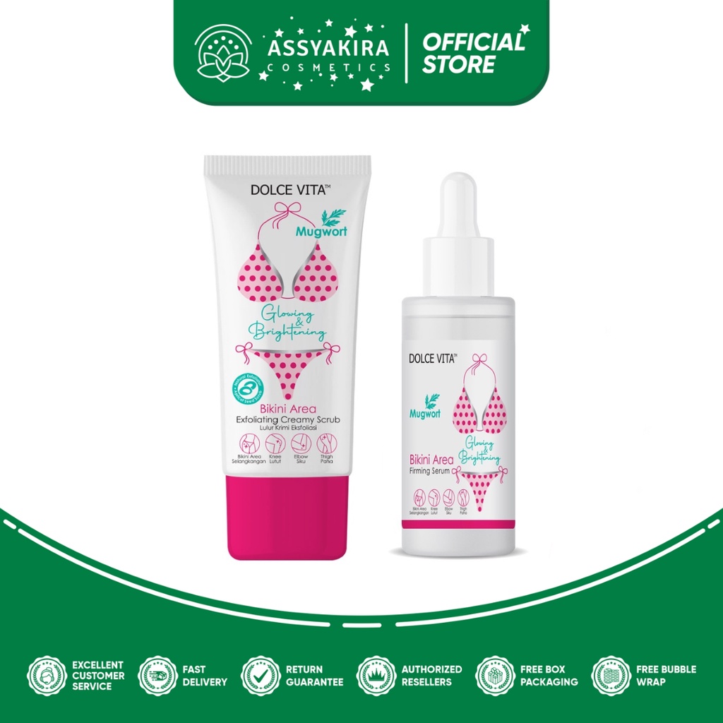 Dolce Vita Bikini Area Firming Serum | Dolce Vita Body Scrub Exfoliating Bikini Area