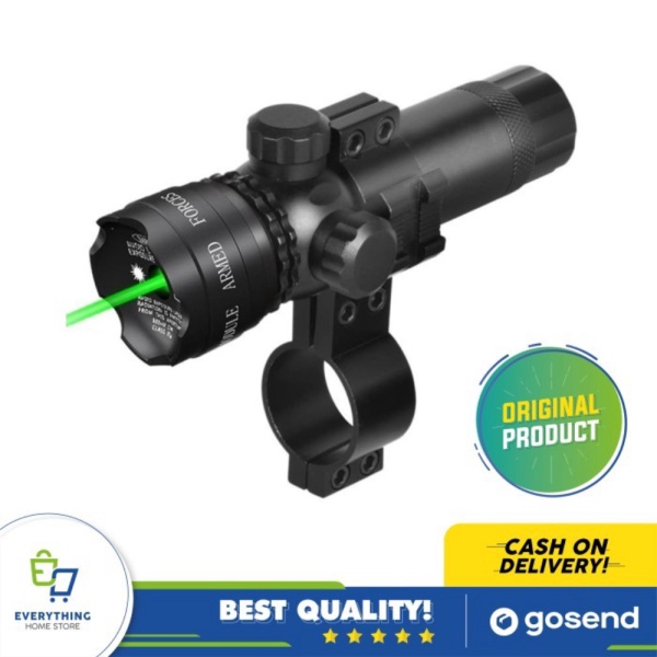 Dijual Laser Scope Red Green Dot Senapan Angin Titik Warna Merah Hijau ORI - Red / Merah Limited